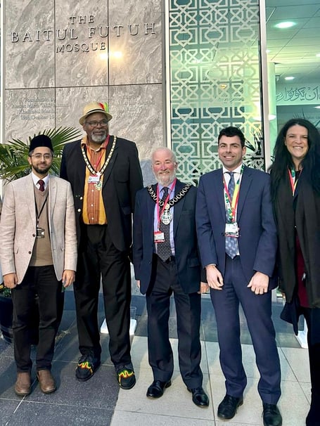 Peaceful Morden gathering