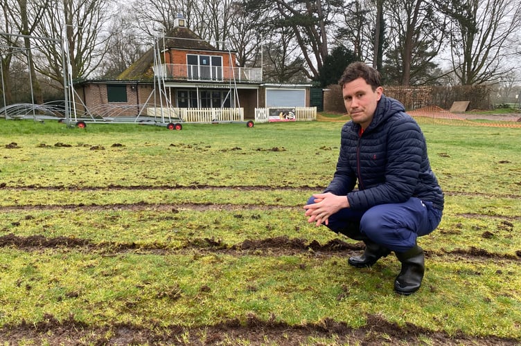 Petersfield Cricket Vandalism