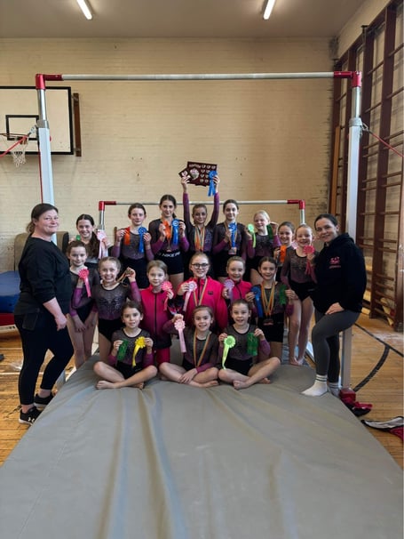 Petersfield's Flex Gymnastics Club impressed at the 2024 Hampshire grades competition