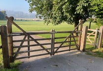 Dismay as thieves steal £3,000 oak gates from village beauty spot