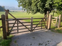 Dismay as thieves steal £3,000 oak gates from village beauty spot