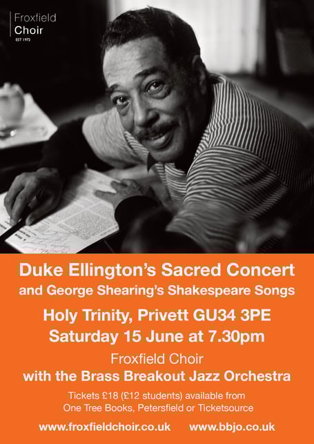 Froxfield Choir performs Duke Ellington's sacred concert June 15 2024