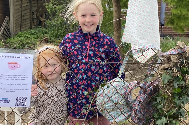 Orla and Fern Roff fundraising