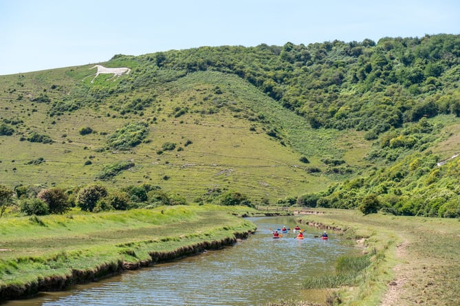 Cuckmere Haven in the summer by Sam Moore