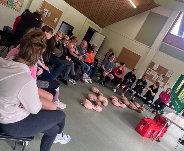 Lifesaving charity to hold free CPR training session at football club