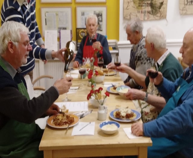Men can get a taste for basic cookery thanks to Petersfield charities