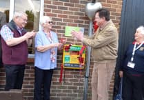 Residents are lifesavers after £2,500 defibrillator unveiled on Petersfield estate