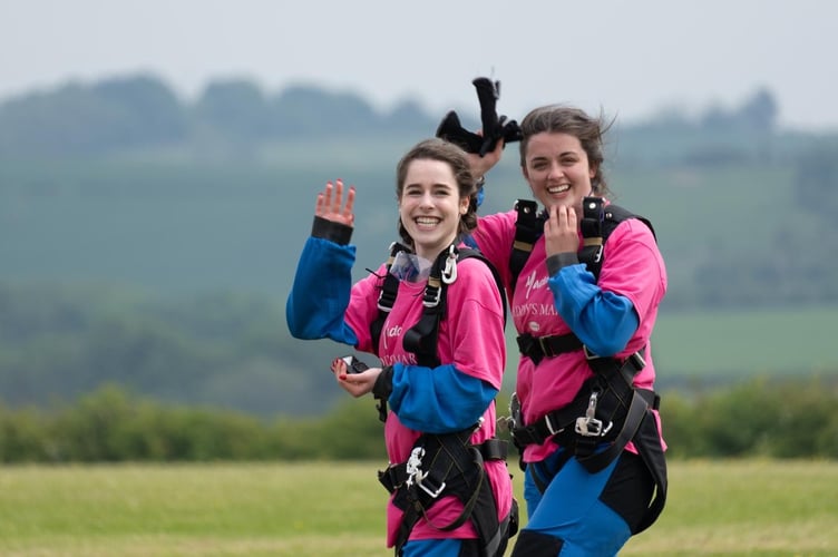 Maddys Mary skydive Pic2