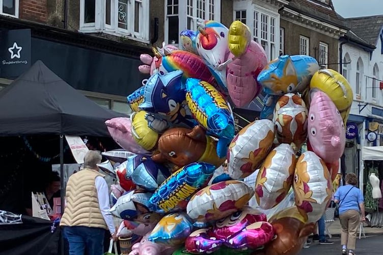 Stalls, games, charities and balloons were among the attractions