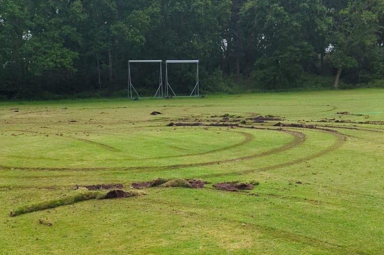 Petersfield Cricket Club damage PIC2