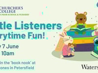 Storytelling session for young children at Waterstones Petersfield
