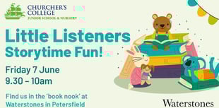 Storytelling session for young children at Waterstones Petersfield