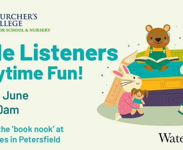 Storytelling session for young children at Waterstones Petersfield