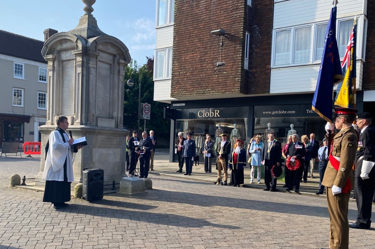 D-Day 80 Service Petersfield War Memorial
