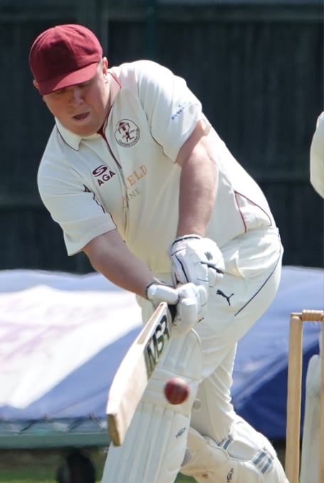 Clanfield's Alex Andrews in action