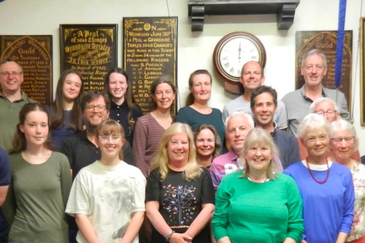 St Peter's Petersfield Bellringers D-Day 80