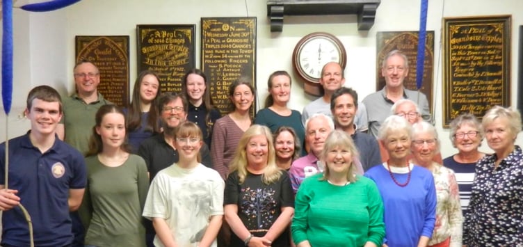 St Peter's Petersfield Bellringers D-Day 80