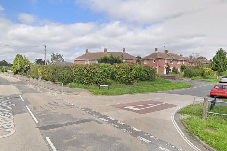 Horndean Accident site Catherington Lane