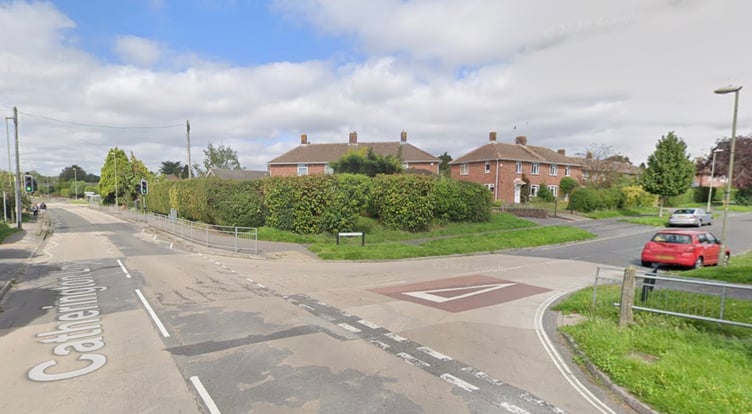 Horndean Accident site Catherington Lane