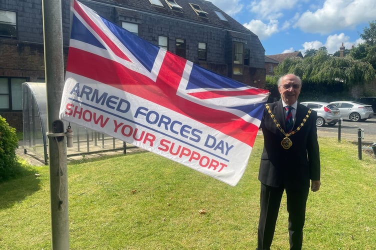 John Ward Armed Forces Flag