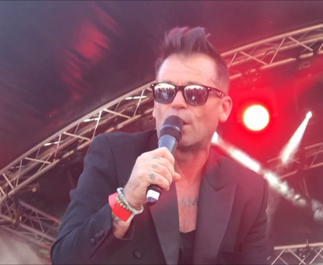 He's the one as Robbie tribute to rock Greatham festival