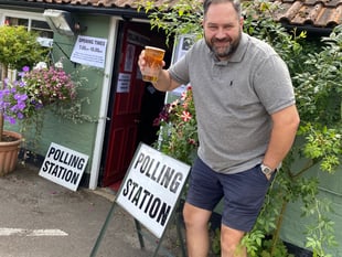 Ale be voting here: pints and polling cards at the Royal Oak
