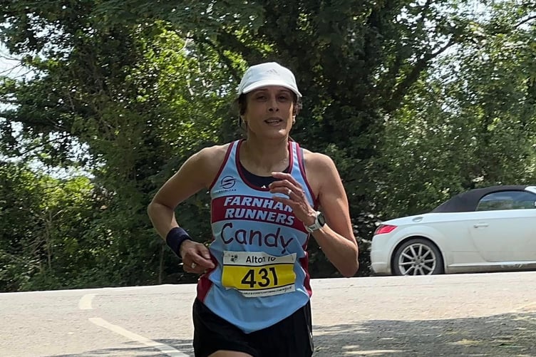 Candy Waller finishes strongly in the Alton 10