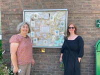 Budding school artists get a brush with the public