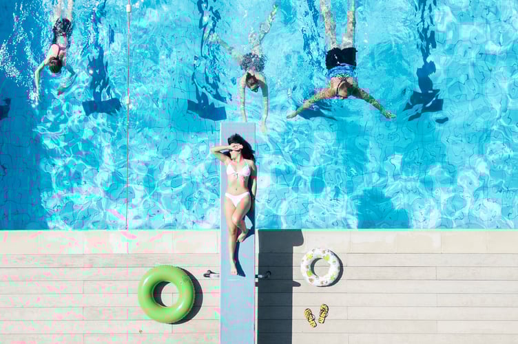 Petersfield Pool drone footage Chris Gorman