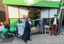 VIDEO: What a scoop as Dylan's Ice Cream parlour officially opens in Petersfield