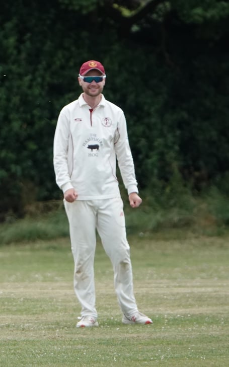 Clanfield bowler Ollie Sedgwick took three wickets against Emsworth's second team