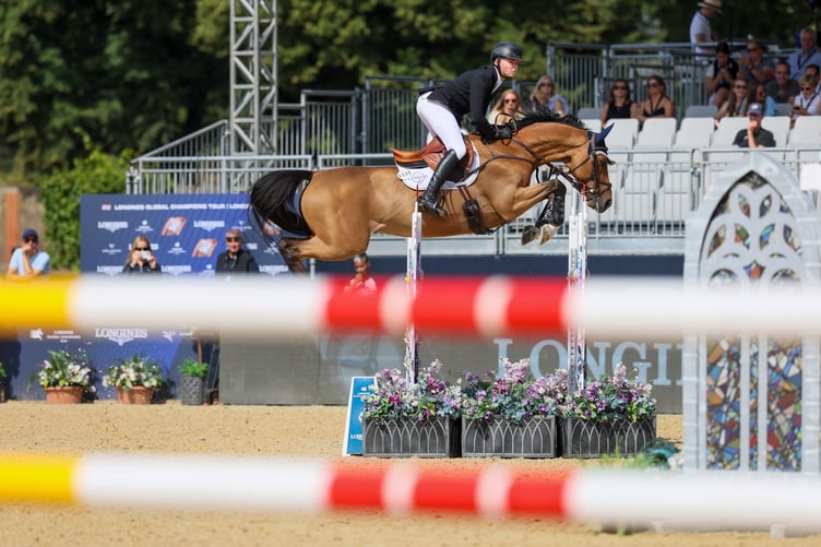 Harry Charles in action at the Longines Global Champions Tour in London (Photo: ph.Ljuba Buzzola/Longines Global)