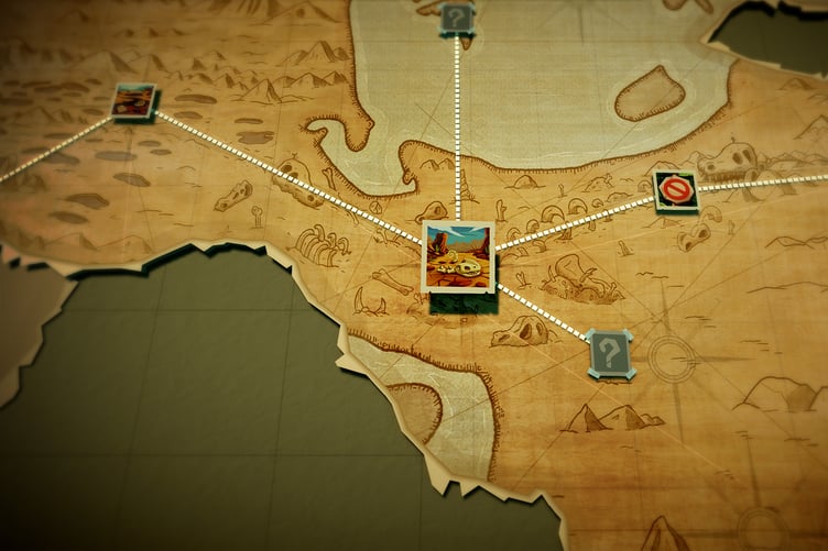 New expedition map for new Two Point Museum
