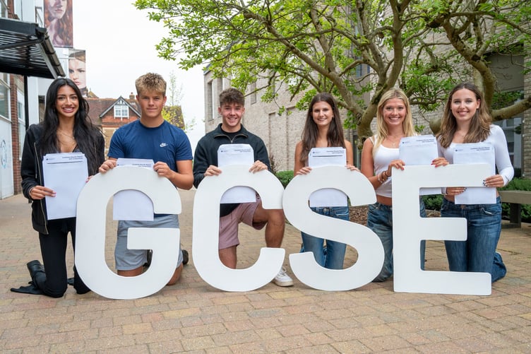 Churcher's College pupils celebrate their GCSE Results