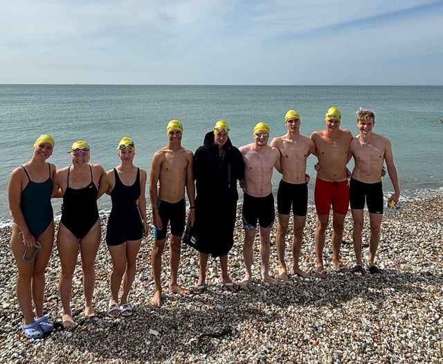 Bonne chance as Churcher's dozen ready for Channel fundraising swim