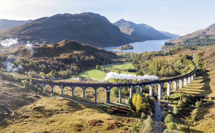 Glenfinnan Harry Potter viaduct Scotland Chris Gorman