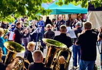 Liss Band gives surprise performance in Petersfield town square