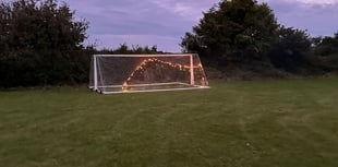 Football goal set alight at a park in Clanfield