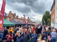 Food, glorious food as thousands gather for Farnham festival
