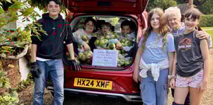Steep children raise money for charity through apple-picking 