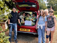 Steep children raise money for charity through apple-picking 