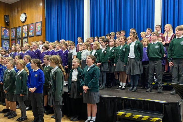 Toto enjoyment as pupils come together for Big Sing