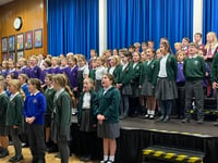 Toto enjoyment as pupils come together for Big Sing