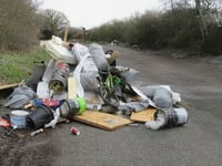 Arrest and fine for Surrey man linked to Four Marks fly-tipping