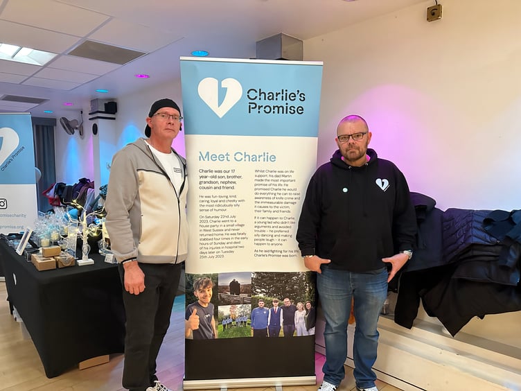 Adrian White and Martin Cosser at Together We Can event