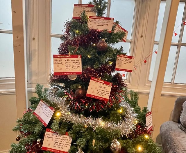 Children say thank you to The King’s Arms