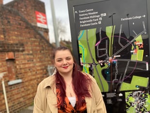 Heroic care worker saves man's life after he collapsed in Farnham