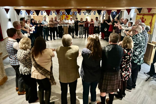 Burns Night events raise more than £1,000 for a Petersfield charity
