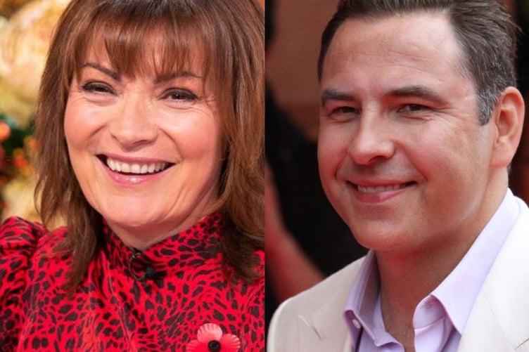 Lorraine Kelly CBE and David Walliams OBE