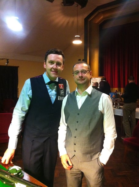 Keith Brewer at the 2013 presentation night with Ricky Walden